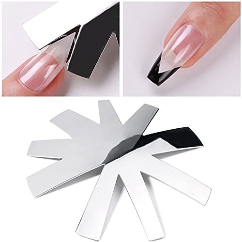 Lokyango 7-Piece French Tip Cutter Set for Nails – Stainless Steel V-Cut Edge Trimmer with Brushes, Knife & Spare Blades - görsel 8