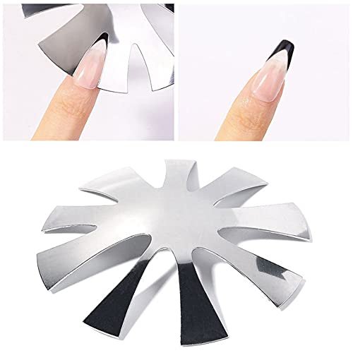 Lokyango 7-Piece French Tip Cutter Set for Nails – Stainless Steel V-Cut Edge Trimmer with Brushes, Knife & Spare Blades - görsel 6
