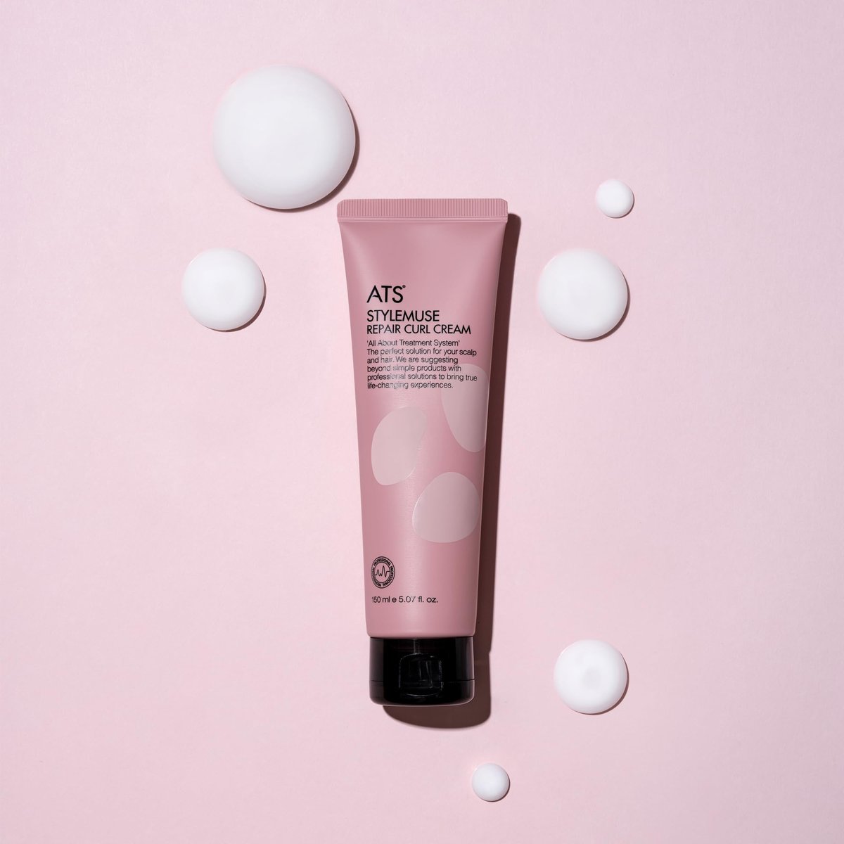 ATS Professional STYLEMUSE Repair Curl Cream - Volume, Natural Hold & Softness for Curly Hair, 5.07 fl oz Avelisse