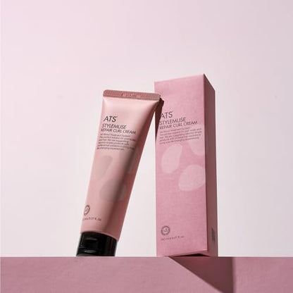 ATS Professional STYLEMUSE Repair Curl Cream - Volume, Natural Hold & Softness for Curly Hair, 5.07 fl oz Avelisse