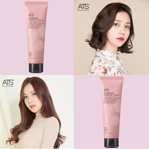 ATS Professional STYLEMUSE Repair Curl Cream - Volume, Natural Hold & Softness for Curly Hair, 5.07 fl oz Avelisse