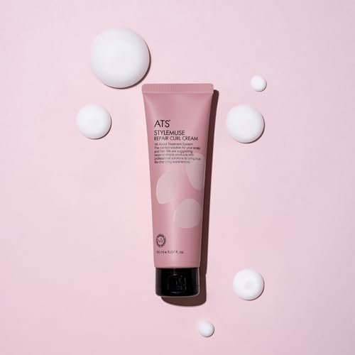 ATS Professional STYLEMUSE Repair Curl Cream - Volume, Natural Hold & Softness for Curly Hair, 5.07 fl oz Avelisse