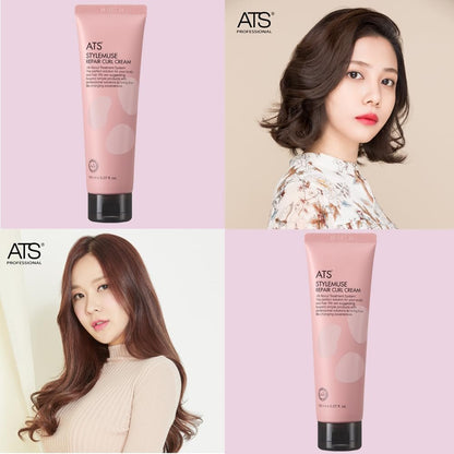 ATS Professional STYLEMUSE Repair Curl Cream - Volume, Natural Hold & Softness for Curly Hair, 5.07 fl oz Avelisse