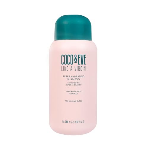 Coco & Eve Like A Virgin Super Hydrating Shampoo - Sulfate-Free with Argan Oil & Coconut for Dry, Damaged, Color-Treated & Frizzy Hair (8.4 fl oz) Avelisse