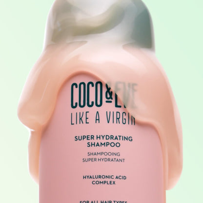 Coco & Eve Like A Virgin Super Hydrating Shampoo - Sulfate-Free with Argan Oil & Coconut for Dry, Damaged, Color-Treated & Frizzy Hair (8.4 fl oz) Avelisse