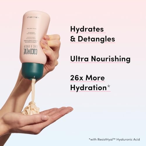 Coco & Eve Like A Virgin Super Hydrating Conditioner - Sulfate-Free with Argan Oil & Coconut for Dry, Damaged, Color-Treated & Frizzy Hair (8.4 fl oz) Avelisse