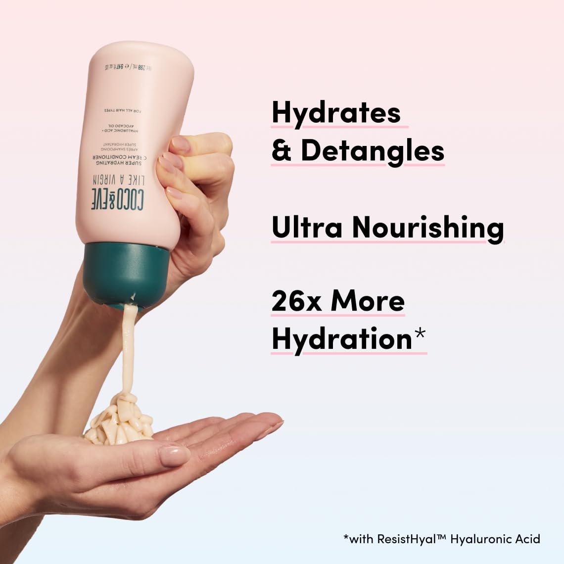 Coco & Eve Like A Virgin Super Hydrating Conditioner - Sulfate-Free with Argan Oil & Coconut for Dry, Damaged, Color-Treated & Frizzy Hair (8.4 fl oz) Avelisse