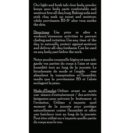 Brickell Men's Stay Fresh Body Powder - Natural & Organic Talc-Free Deodorant Powder, Absorbs Sweat & Keeps Skin Dry, 5 oz Avelisse