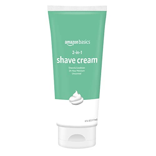 2-In-1 Moisturizing Shave Cream for Sensitive Skin, Fragrance Free, with Shea Butter and Aloe, 6 Fl. Oz., 2 Pack - görsel 2