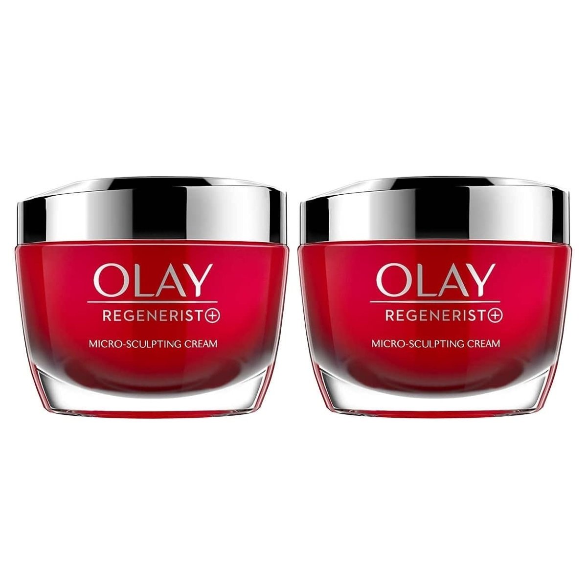 Olay Regenerist Micro Sculpting Cream - 1.7 oz (Pack of 2) - Face Moisturizer for Wrinkles & Firmness Avelisse