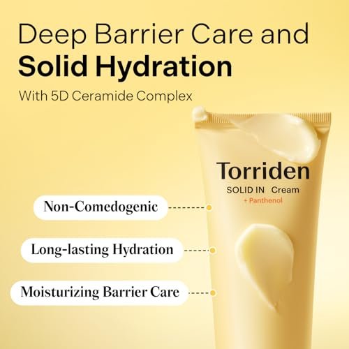 Torriden SOLID IN Ceramide Cream 70ml – Ceramide Moisturizer for Healthy Skin Barrier, Soothing & Nourishing Avelisse