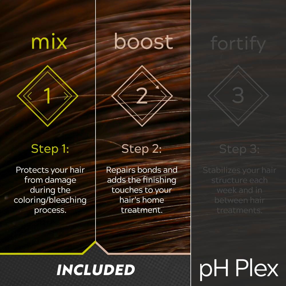 pH Plex Steps 1 & 2 Hair Protect & Repair Treatment – Salon-Quality Bond Repair for Home Hair Color & Bleach - görsel 9