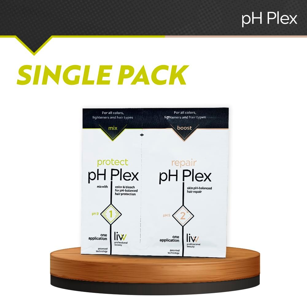 pH Plex Steps 1 & 2 Hair Protect & Repair Treatment – Salon-Quality Bond Repair for Home Hair Color & Bleach - görsel 7