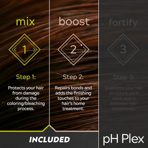 pH Plex Steps 1 & 2 Hair Protect & Repair Treatment – Salon-Quality Bond Repair for Home Hair Color & Bleach - görsel 10