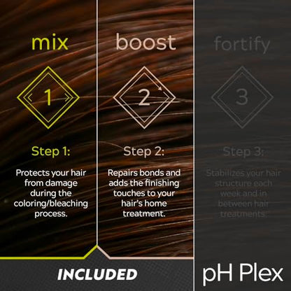 pH Plex Steps 1 & 2 Hair Protect & Repair Treatment – Salon-Quality Bond Repair for Home Hair Color & Bleach