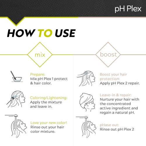pH Plex Steps 1 & 2 Hair Protect & Repair Treatment – Salon-Quality Bond Repair for Home Hair Color & Bleach - görsel 6