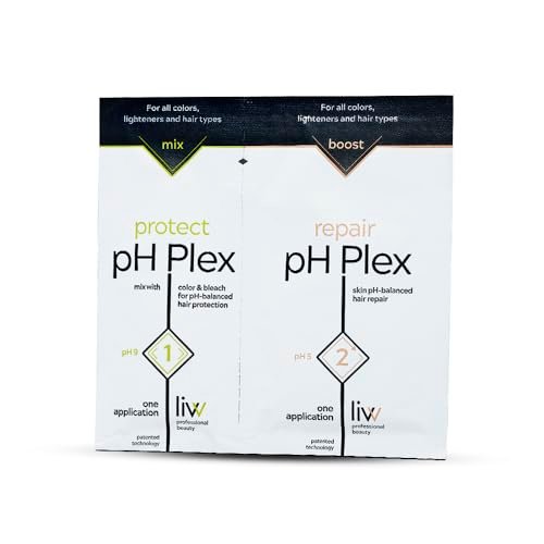 pH Plex Steps 1 & 2 Hair Protect & Repair Treatment – Salon-Quality Bond Repair for Home Hair Color & Bleach - görsel 2