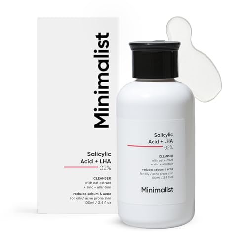 Minimalist 2% Salicylic Acid Face Wash for Oily, Acne Prone Skin | Anti Acne Face Wash With LHA & Zinc | Sulphate Free Gentle BHA Liquid Exfoliant | For Women & Men | 3.4 Fl Oz / 100 ml - görsel 2