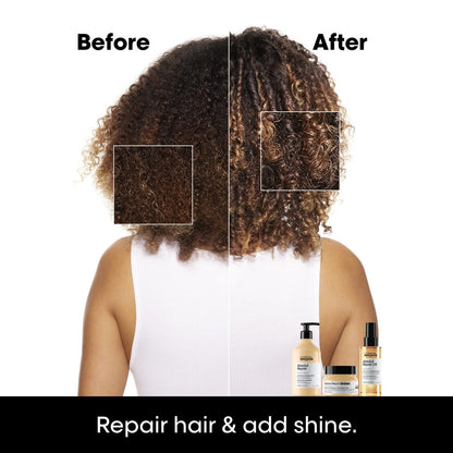 L'Oréal Professionnel Paris Absolut Repair Golden Mask - Intense Repair & Shine for Fine to Medium, Dry, Damaged Hair - 8.5 Fl Oz Avelisse