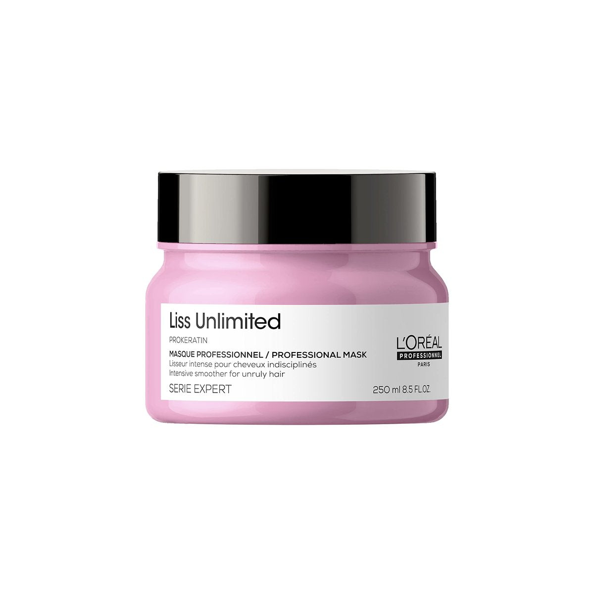 L'Oréal Professionnel Paris Liss Unlimited Mask - Frizz Control & Humidity Protection with Prokeratin, 8.5 Fl Oz Avelisse