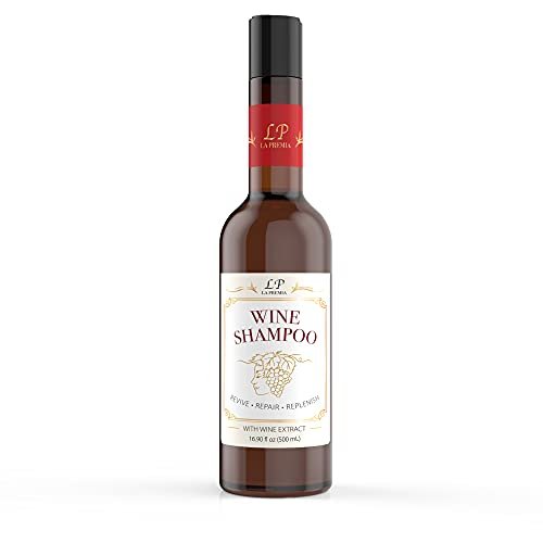 La Premia Wine Shampoo & Conditioner for Damage-Free Hair – Nourishes and Strengthens All Hair Types – Best Hair Care for Smooth and Shining Hair – 100% Color Safe for Men & Women, 16.90 fl oz - görsel 4
