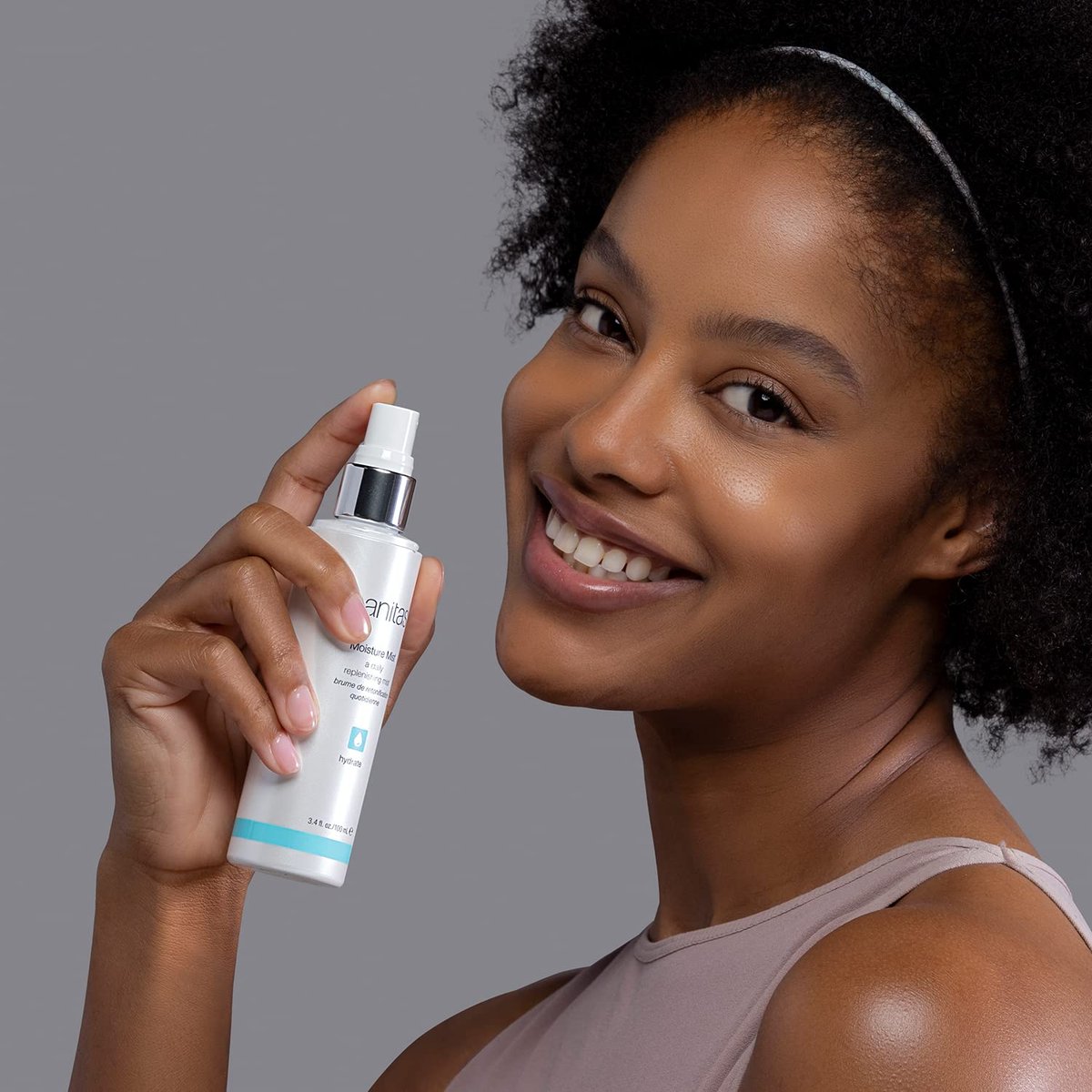 Sanitas Skincare Moisture Mist - Hydrating Face Mist with Hyaluronic Acid & Beta Glucan, 3.4 oz Avelisse