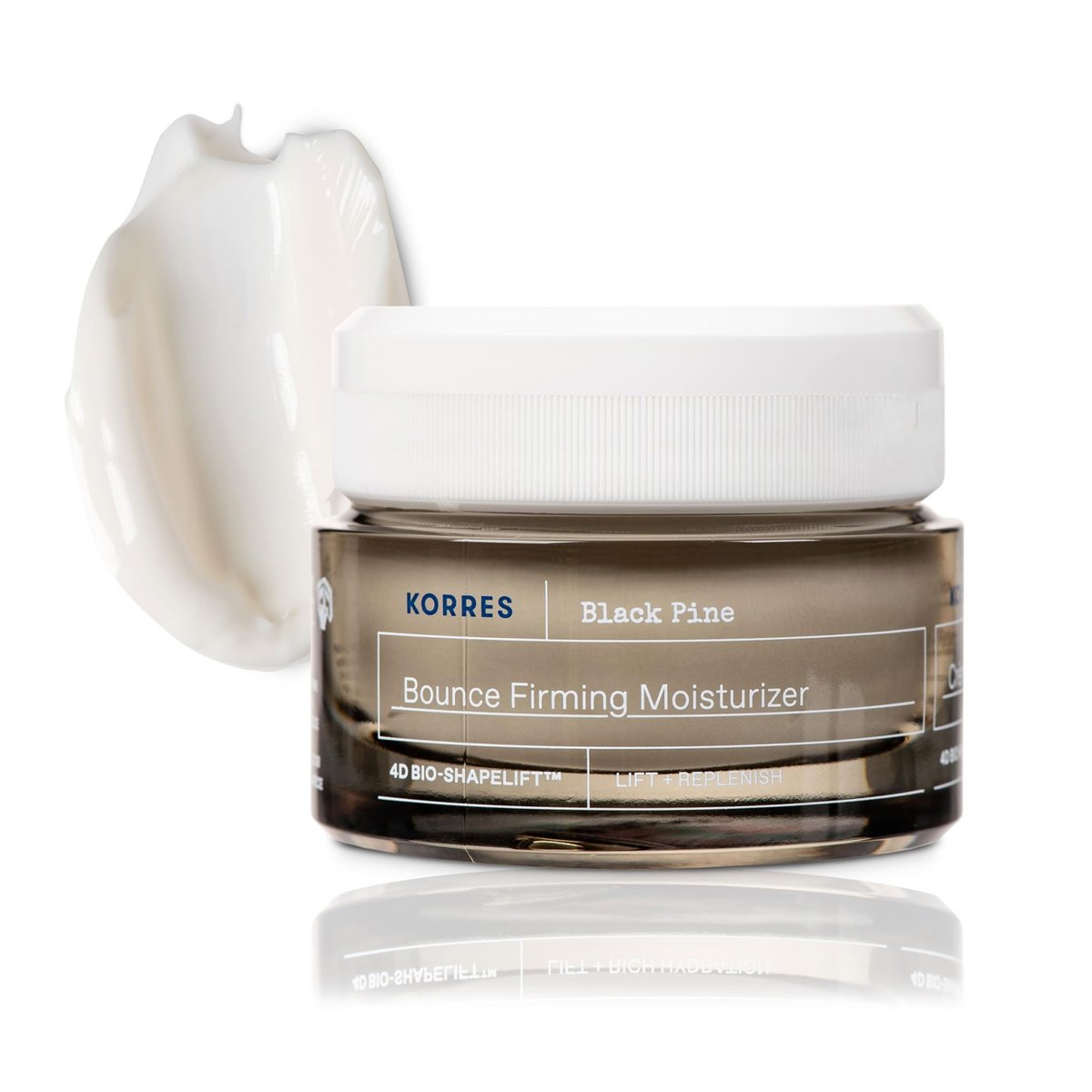 KORRES Black Pine Bounce Firming Moisturizer – Plumping & Hydrating Face Cream with Black Pine Extract, Vegan & Silicone Free Anti-Aging Skincare, Made in Greece, 1.35 Fl Oz Avelisse