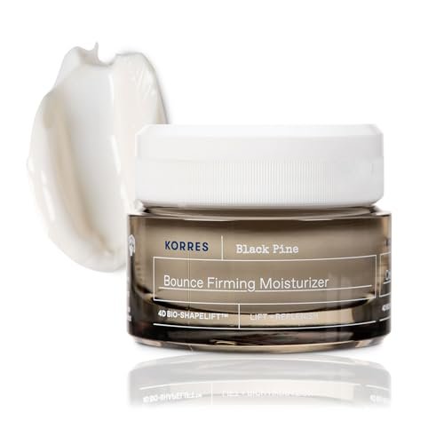 KORRES Black Pine Bounce Firming Moisturizer – Plumping & Hydrating Face Cream with Black Pine Extract, Vegan & Silicone Free Anti-Aging Skincare, Made in Greece, 1.35 Fl Oz Avelisse