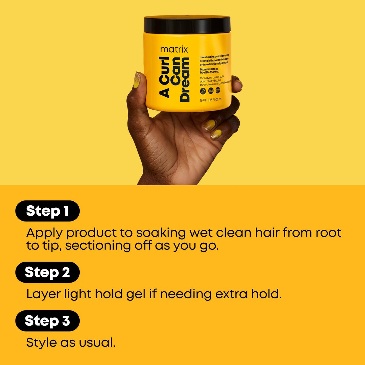 Matrix A Curl Can Dream Moisturizing Leave-in Cream - 16.9 Fl Oz - Define & Hydrate Curly, Coily, Wavy Hair Avelisse