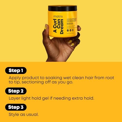 Matrix A Curl Can Dream Moisturizing Leave-in Cream - 16.9 Fl Oz - Define & Hydrate Curly, Coily, Wavy Hair Avelisse
