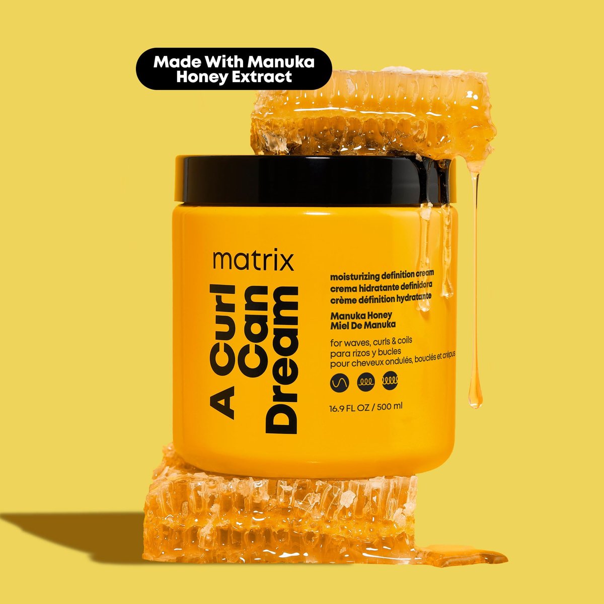 Matrix A Curl Can Dream Moisturizing Leave-in Cream - 16.9 Fl Oz - Define & Hydrate Curly, Coily, Wavy Hair Avelisse