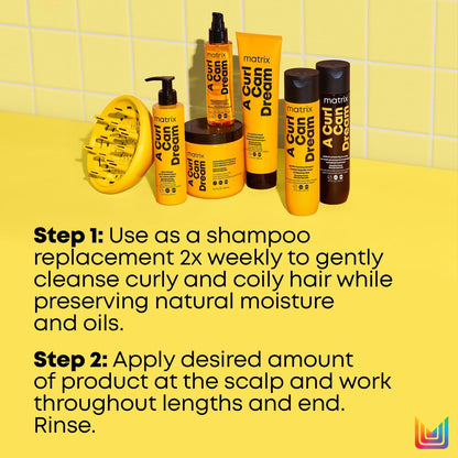 Matrix A Curl Can Dream Co-Wash Gentle Cleansing Conditioner for Curly & Coily Hair, with Manuka Honey Extract, 10.1 Fl Oz Avelisse