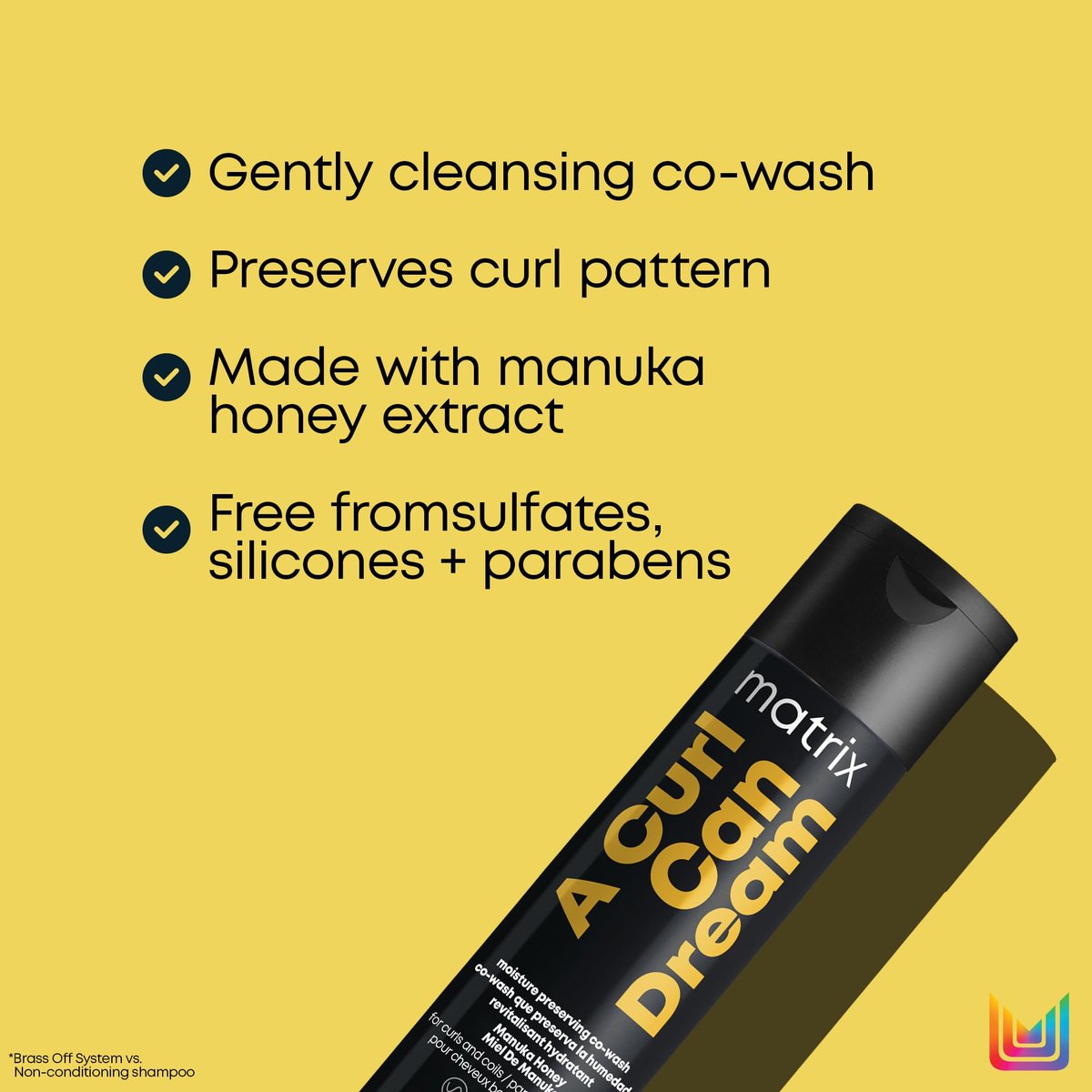 Matrix A Curl Can Dream Co-Wash Gentle Cleansing Conditioner for Curly & Coily Hair, with Manuka Honey Extract, 10.1 Fl Oz Avelisse