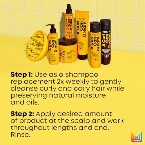 Matrix A Curl Can Dream Light-Weight Hair and Scalp Oil for Curly & Coily Hair - Controls Frizz, With Manuka Honey Extract, Silicone-Free, 4.4 Fl Oz Avelisse