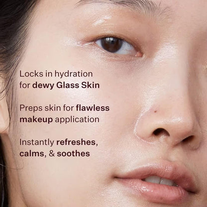 Peach & Lily Glass Skin Veil Mist - Hydrating Facial Mist with Cucumber Water, Lotus, Peach & Reishi Mushroom for Natural Glow - Vegan & Cruelty Free Korean Beauty (3.38 oz) Avelisse