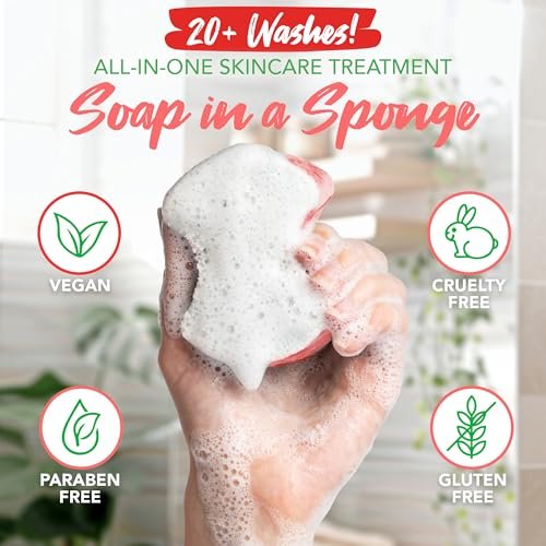 Spongeables Pedi Scrub Foot Exfoliating Sponge - Watermelon Scent - 3 Count - görsel 6