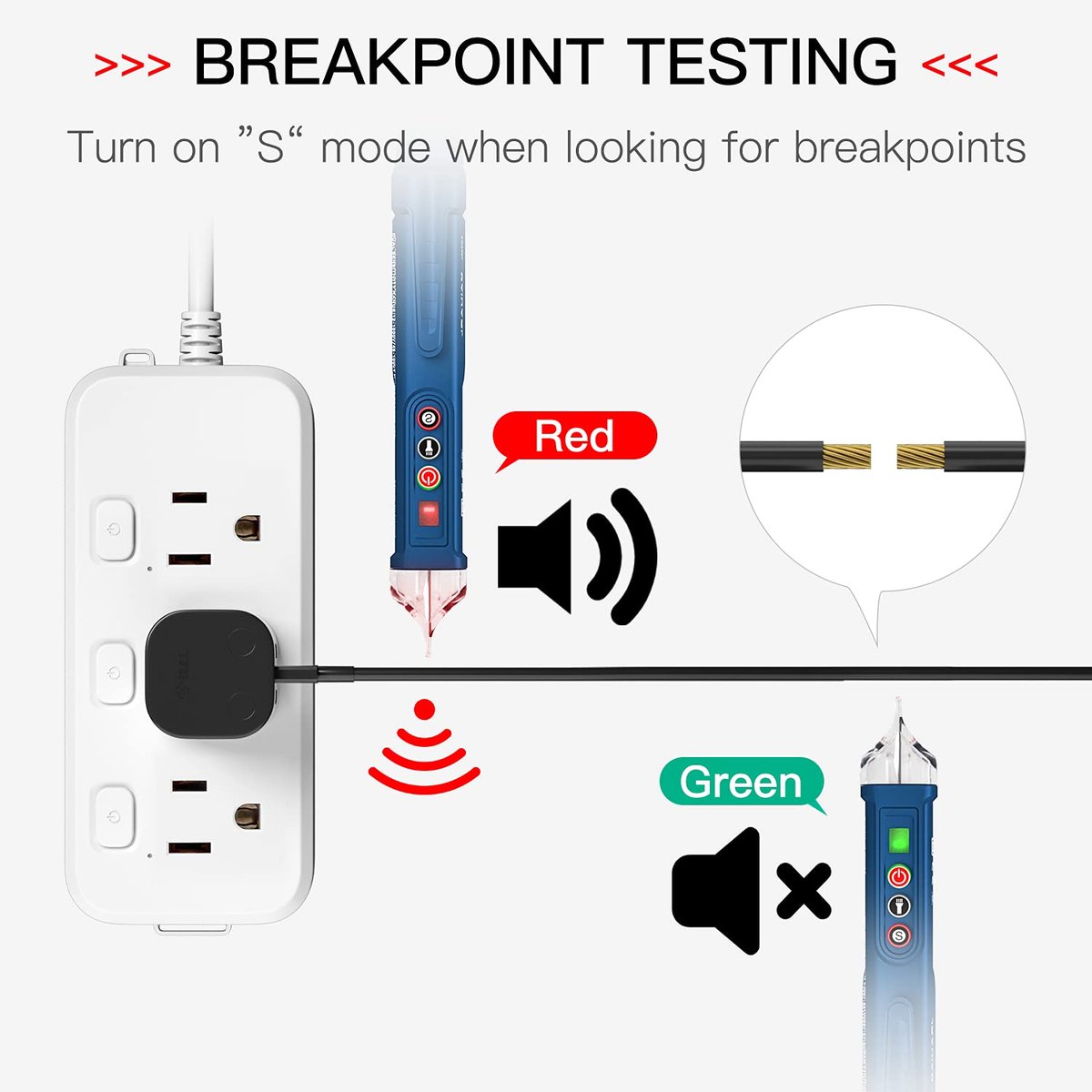 Non-Contact Voltage Tester Pen by TriFirmum - Dual Range AC 12V/48V-1000V Electrical Detector - görsel 5