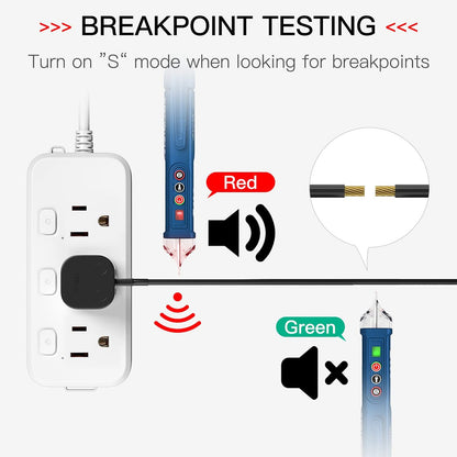 Non-Contact Voltage Tester Pen by TriFirmum - Dual Range AC 12V/48V-1000V Electrical Detector