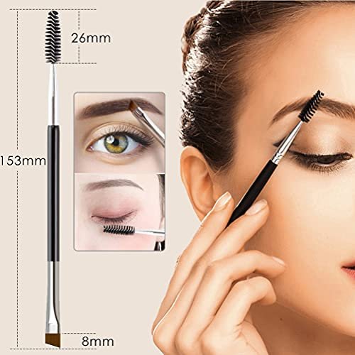 KINGMAS 9-Piece Eyebrow Trimmer Kit - Face Razors, Facial Trimmer, Eyelash Comb, Grooming Scissors, and Tweezers for Women - görsel 4
