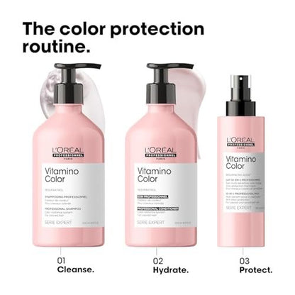 L'Oréal Professionnel Paris Vitamino Color Conditioner - Color Protection, Shine & Moisture, 16.9 Fl Oz Avelisse