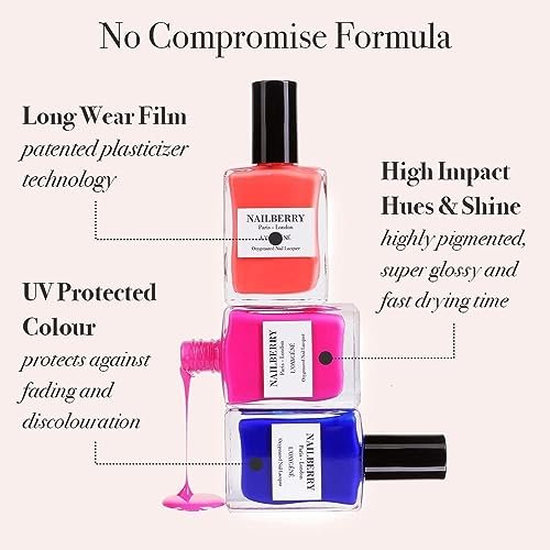 Nailberry Clean Bi-Phase Nail Color Remover – Acetone-Free, Nourishing, Vegan & Halal Polish Remover (100 ml) - görsel 6