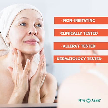 PhysAssist Oncology Recovery Cream - 4 oz Unscented Super Moisturizer for Dry, Itchy, Sensitive Skin Avelisse