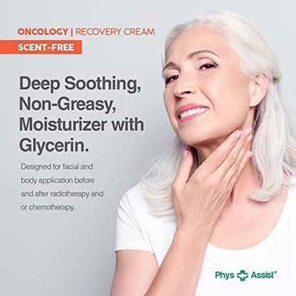 PhysAssist Oncology Recovery Cream - 4 oz Unscented Super Moisturizer for Dry, Itchy, Sensitive Skin Avelisse