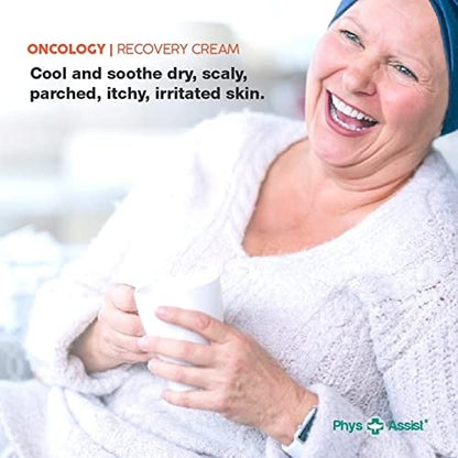 PhysAssist Oncology Recovery Cream - 4 oz Unscented Super Moisturizer for Dry, Itchy, Sensitive Skin Avelisse