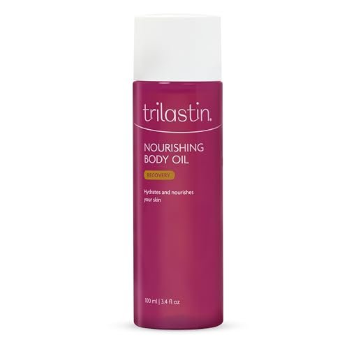 TriLASTIN Body Oil (3.4 oz) – Vitamin-Infused Stretch Mark Oil, Body Serum for Scars & Moisturizing, Paraben-Free, Hypoallergenic Avelisse