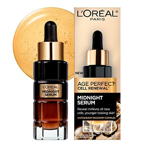 L'Oreal Paris Age Perfect Midnight Serum - 1 oz Night Moisturizer for Mature Skin Avelisse