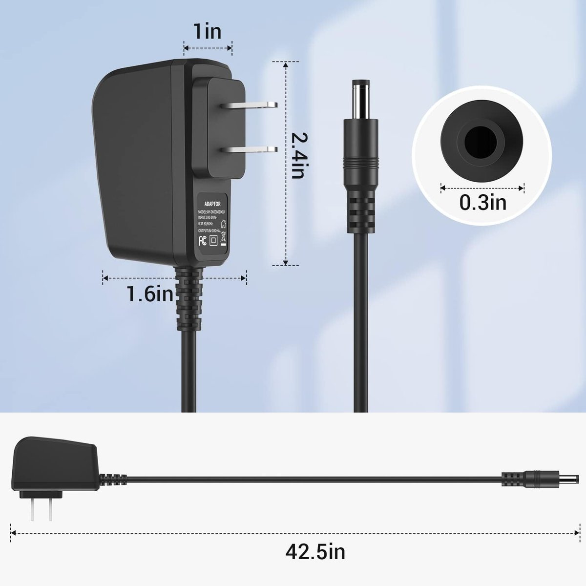 8V Power Cord Replacement for Philips Norelco Multigroom Series 3000 | XXSZHY - görsel 9