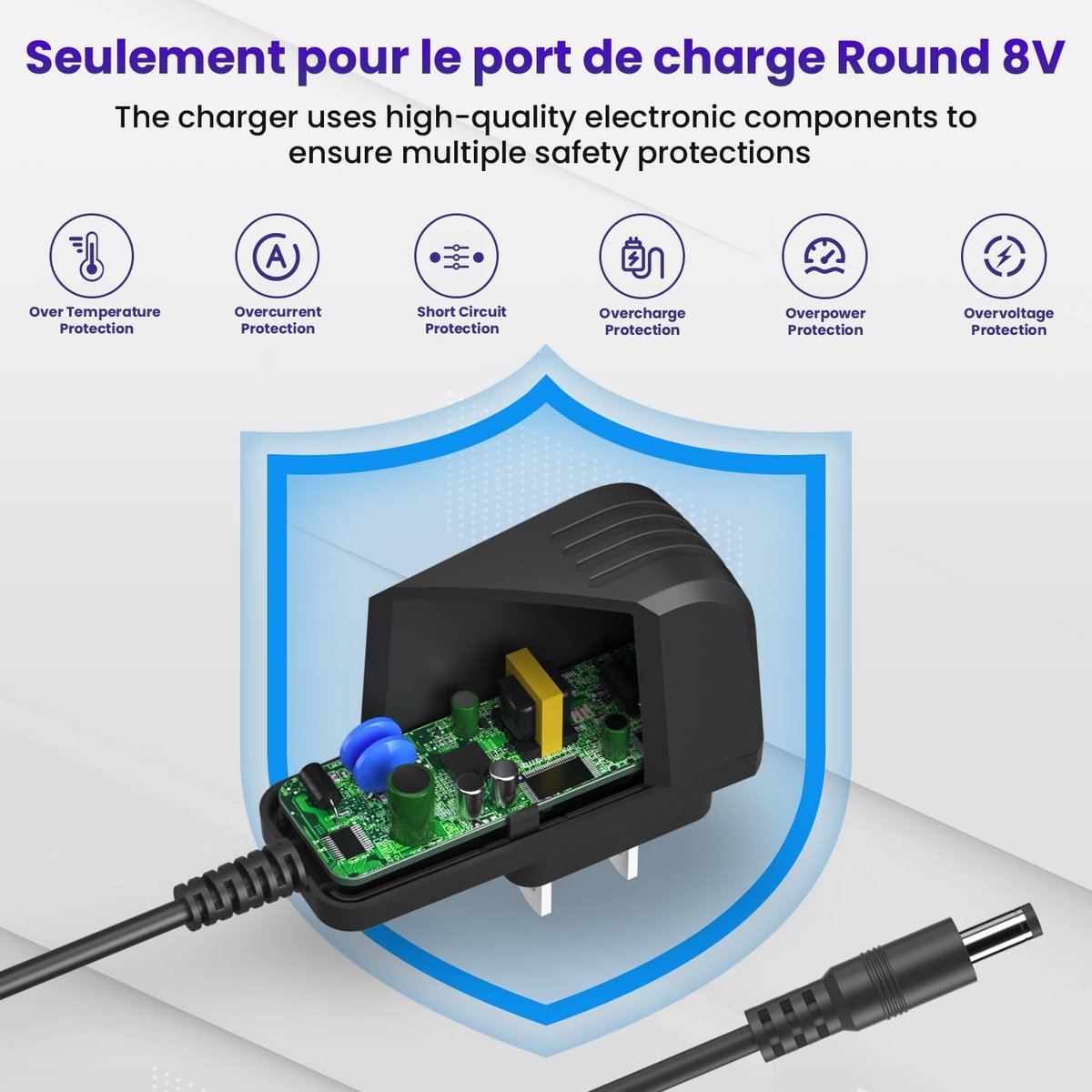 8V Power Cord Replacement for Philips Norelco Multigroom Series 3000 | XXSZHY - görsel 15