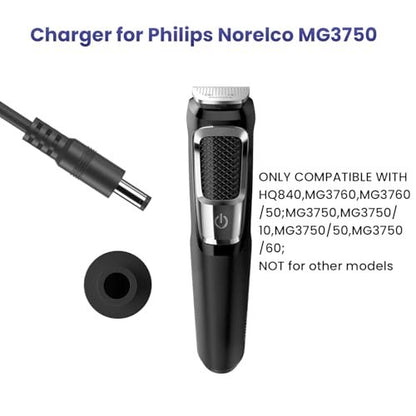 8V Power Cord Replacement for Philips Norelco Multigroom Series 3000 | XXSZHY