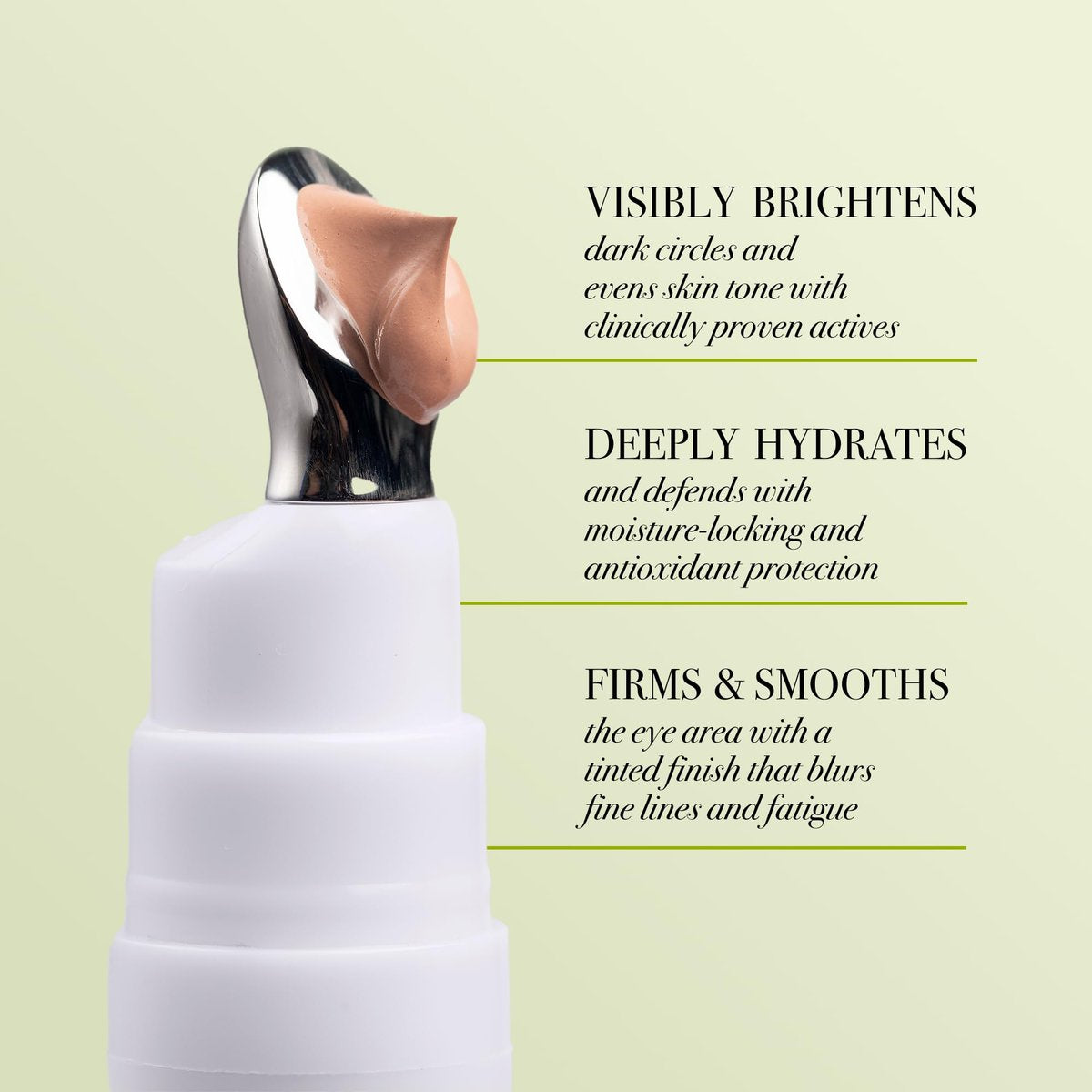 Replenix Anti-Aging Tinted Brightening Eye Cream – Medical Grade Hyaluronic Acid, Helps Blur Dark Circles, Fine Lines & Hyperpigmentation, 0.29 Fl Oz Avelisse